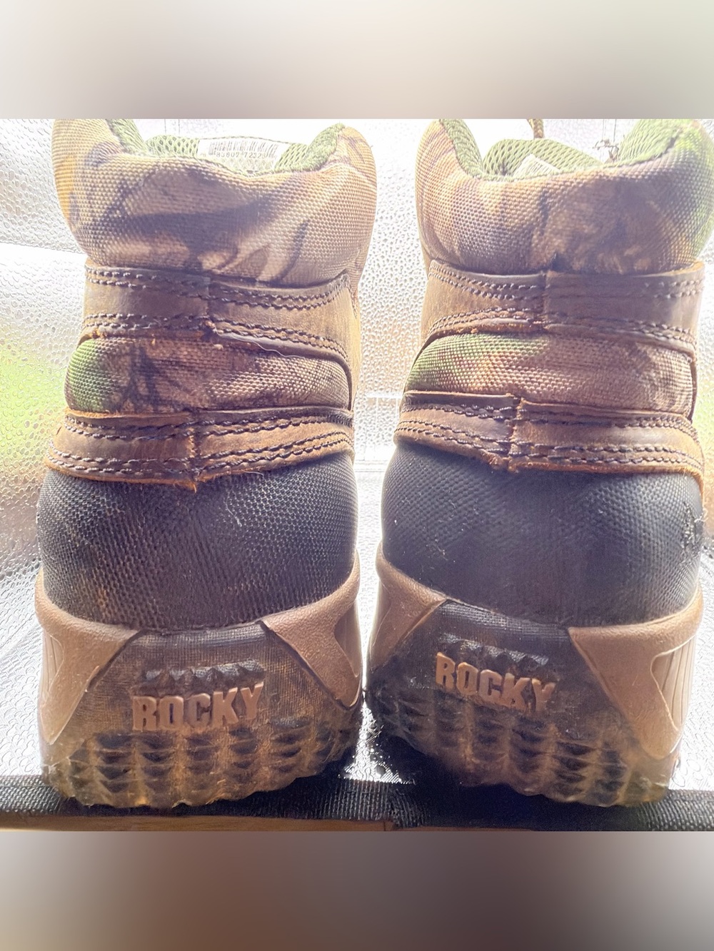 Rocky Men's Camouflage Hunting Boots - Green/Brown/Black - Picture 9 of 15